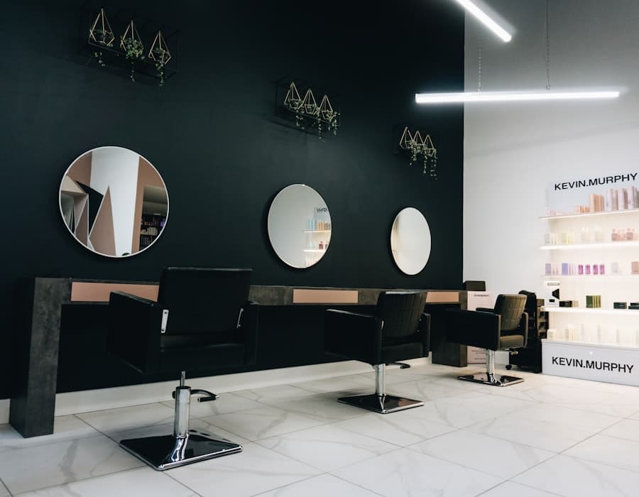 Salon lepote pozadina