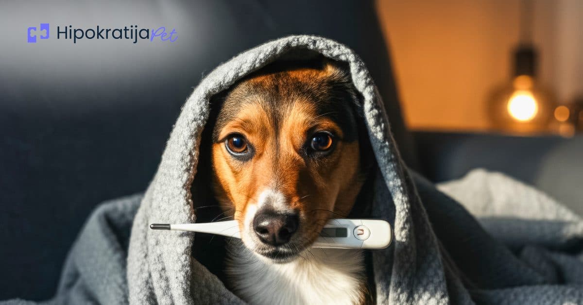 Cover Image for Temperatura kod pasa: Koja je normalna i kada treba da se zabrinete?